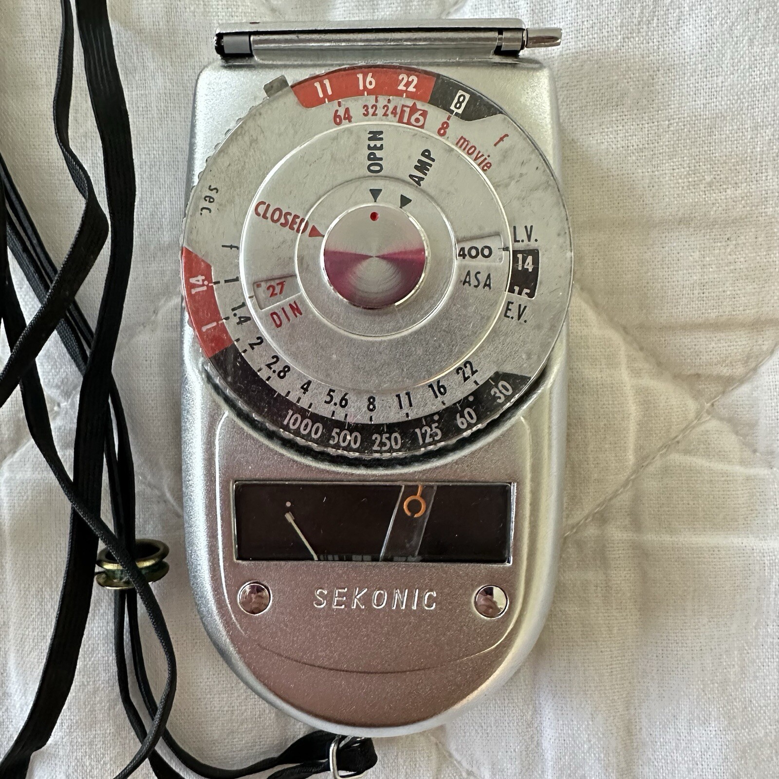 Sekonic L-38 “Auto Leader” Exposure Light Meter Japan Vintage 1960