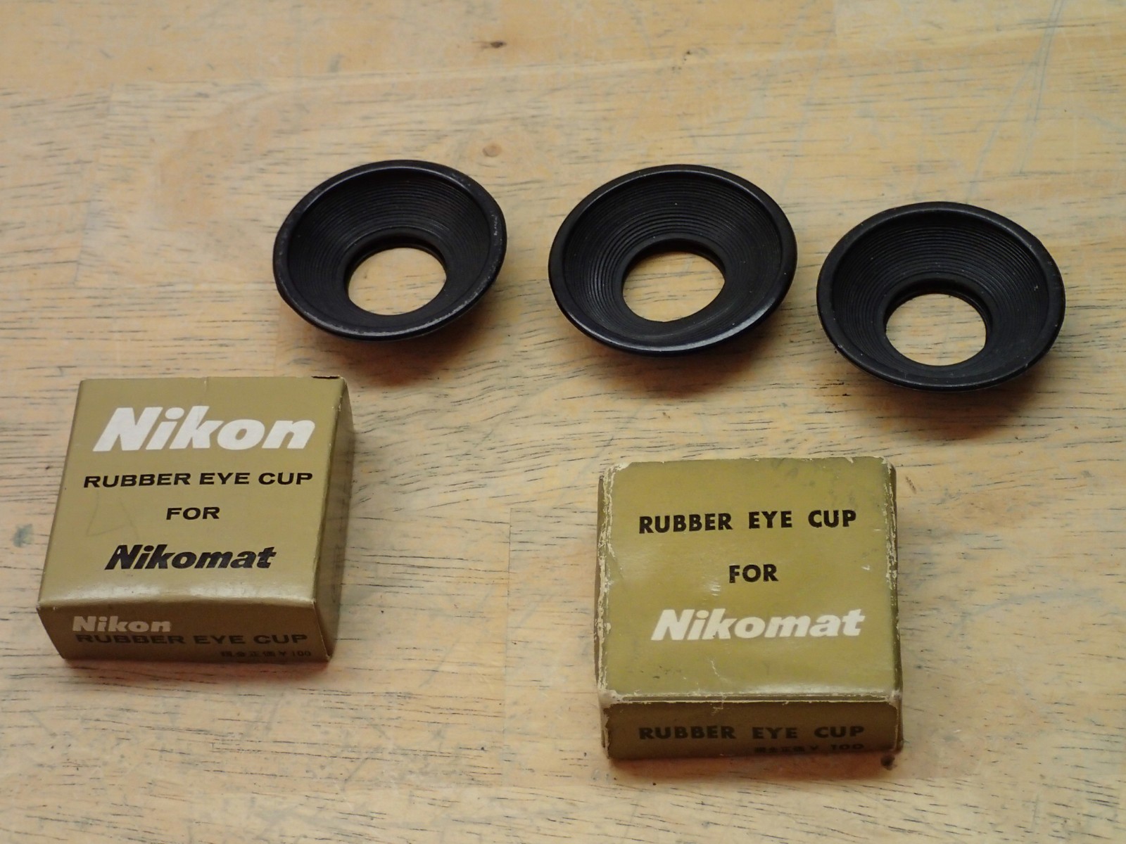 Nikon Mixed Lot of Vintage Accessories for F, F2 Nikkormat Finder Tubes Caps