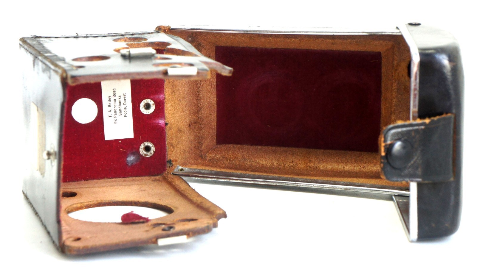 Vintage Yashica 24 TLR Black Leather Ever Ready Camera Case Yashica Mat 124 12