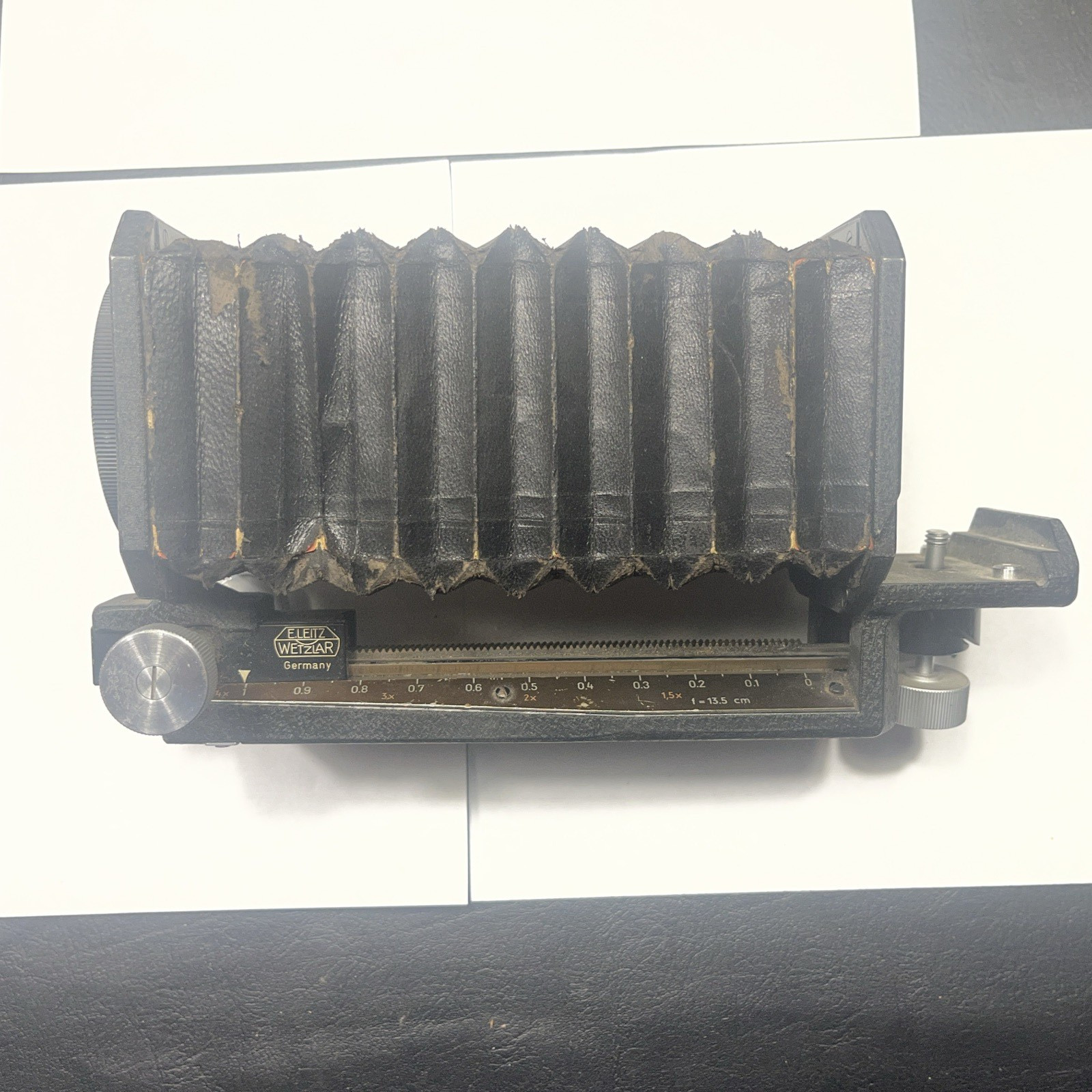 Leitz Wetzlar Photomicrography Bellows System Parts Lot