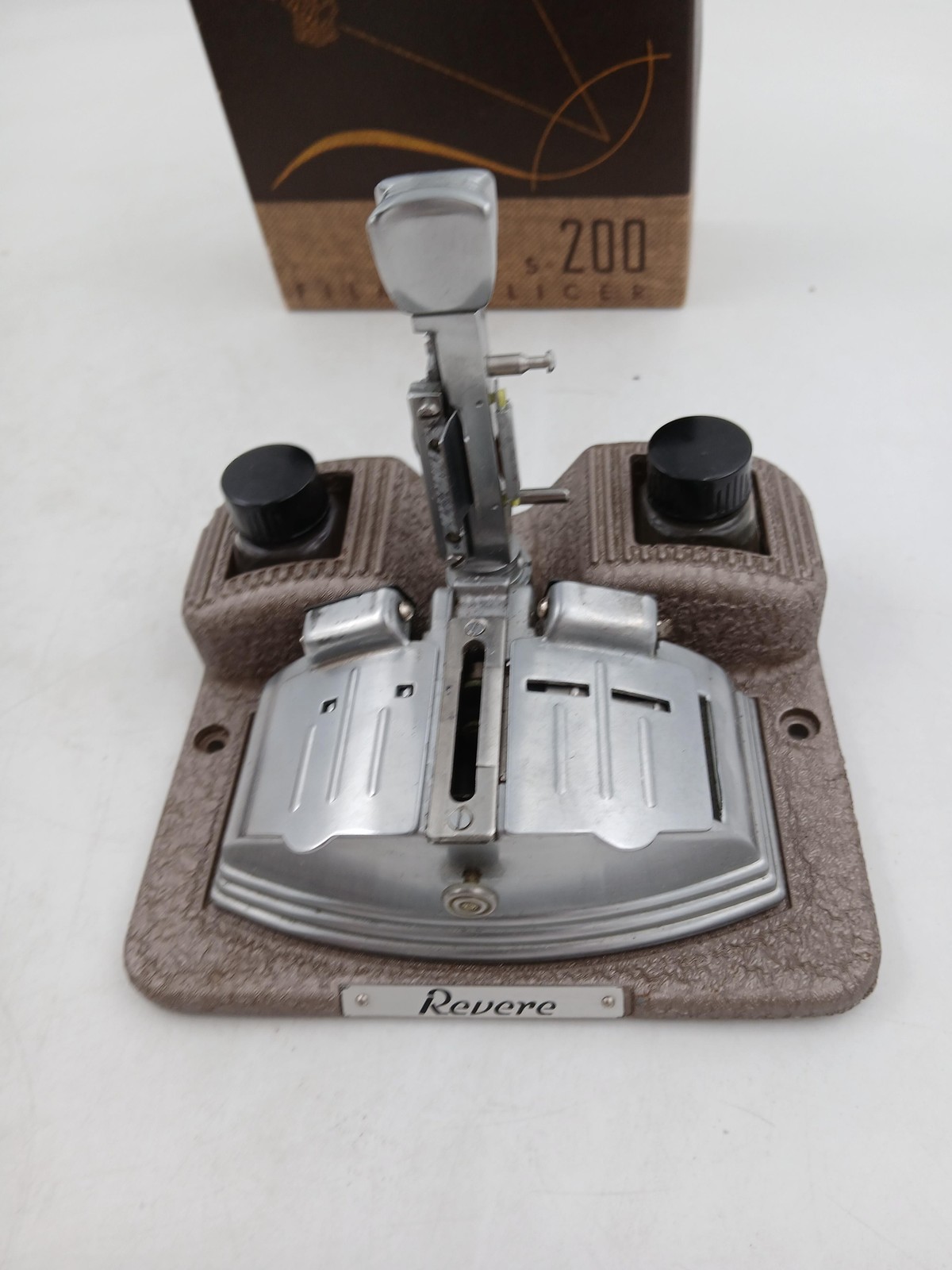 Vintage Revere S-200 Film Splicer Metal Movie Editing Original Box Camera Co