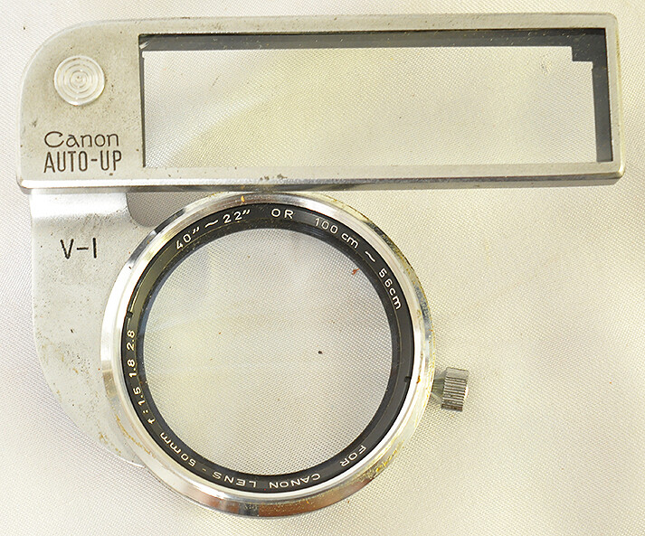 Canon Auto-Up V-I RF Close Up Focusing Lens Canon Rangefinder Accessory