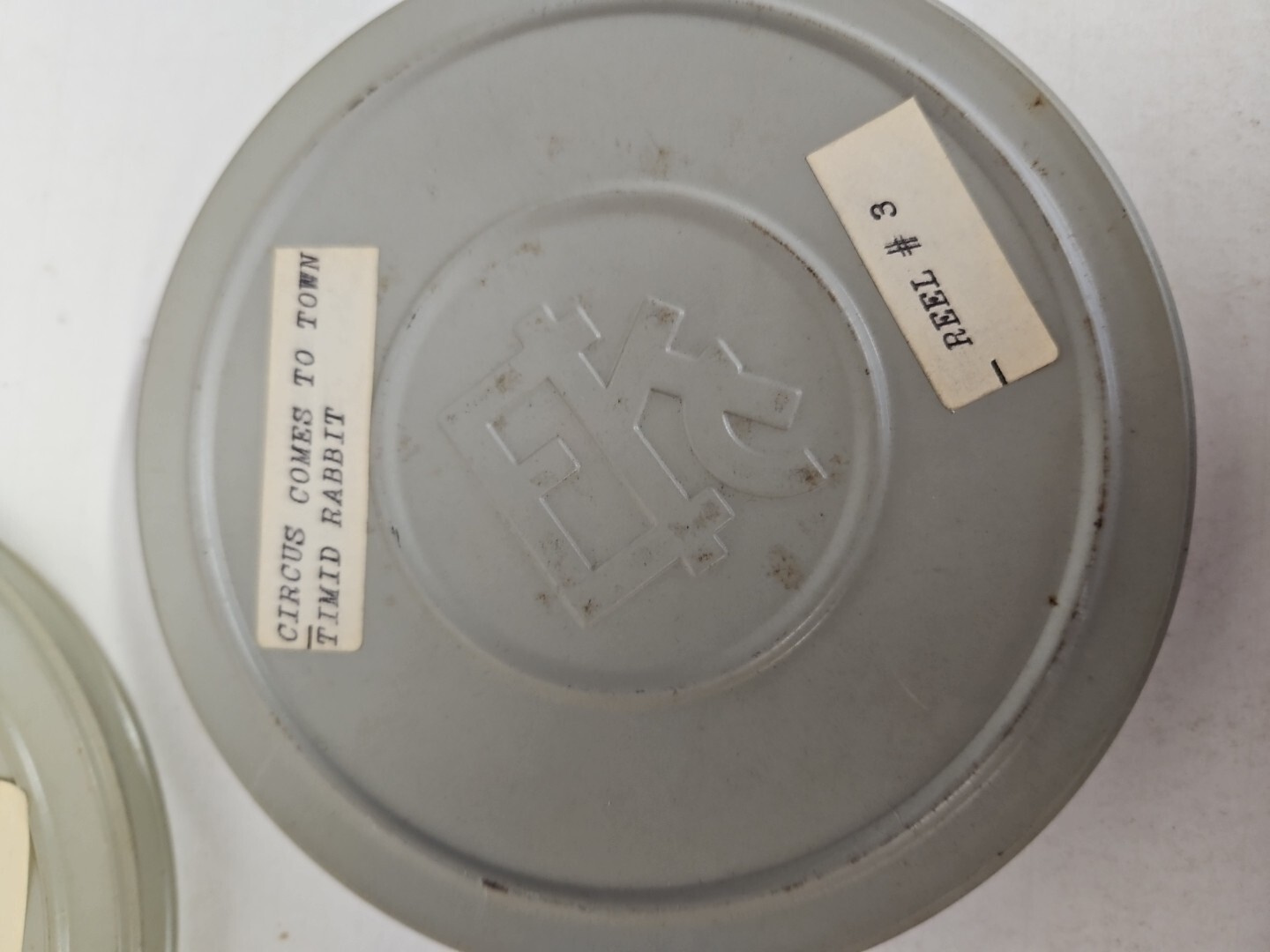 Brumberger Vintage Metal Film Can Storage Case Box with Three Film Containers