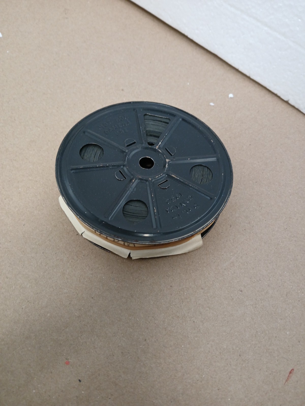 Lot of 5 Vintage 16mm Metal Film Reels with Film Early Home Movies Estate Find