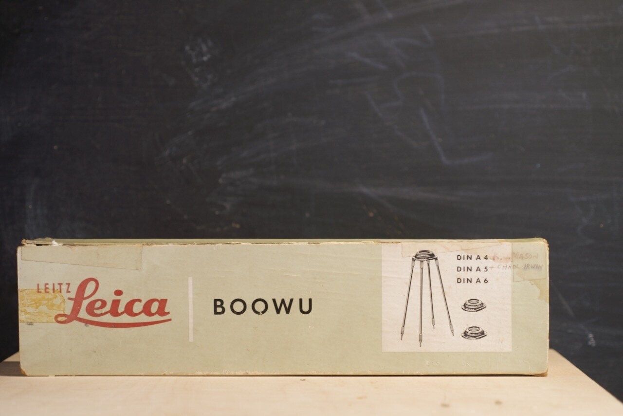 Leica Leitz Wetzlar BOOWU Vintage Copy Stand Attachment Original Box