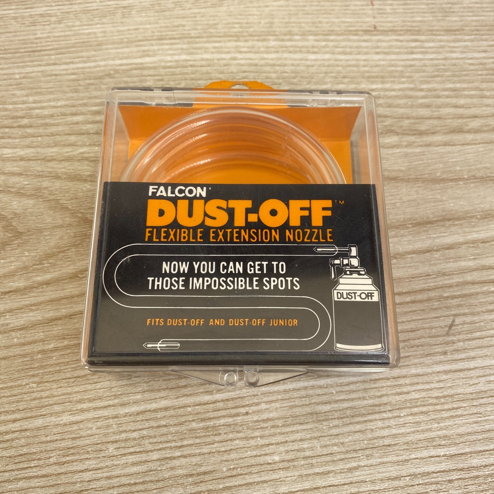 Vintage NOS Falcon Dust-Off Extension Nozzle USA Original Advertising Packaging