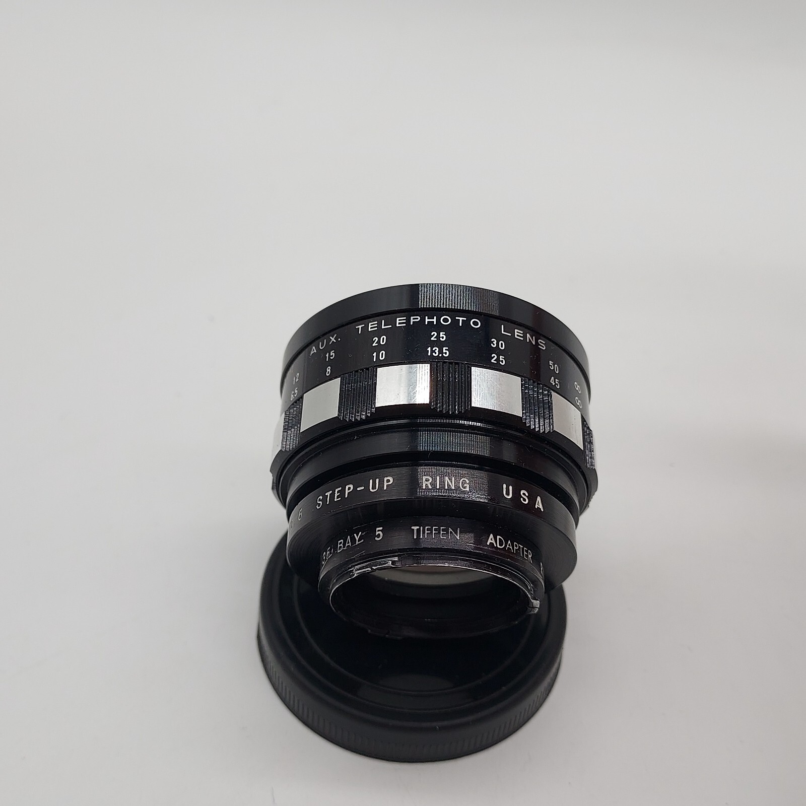 Vintage Ashreh Camera Setting Telephoto Lens W Tiffen Adapter Ring Series 5