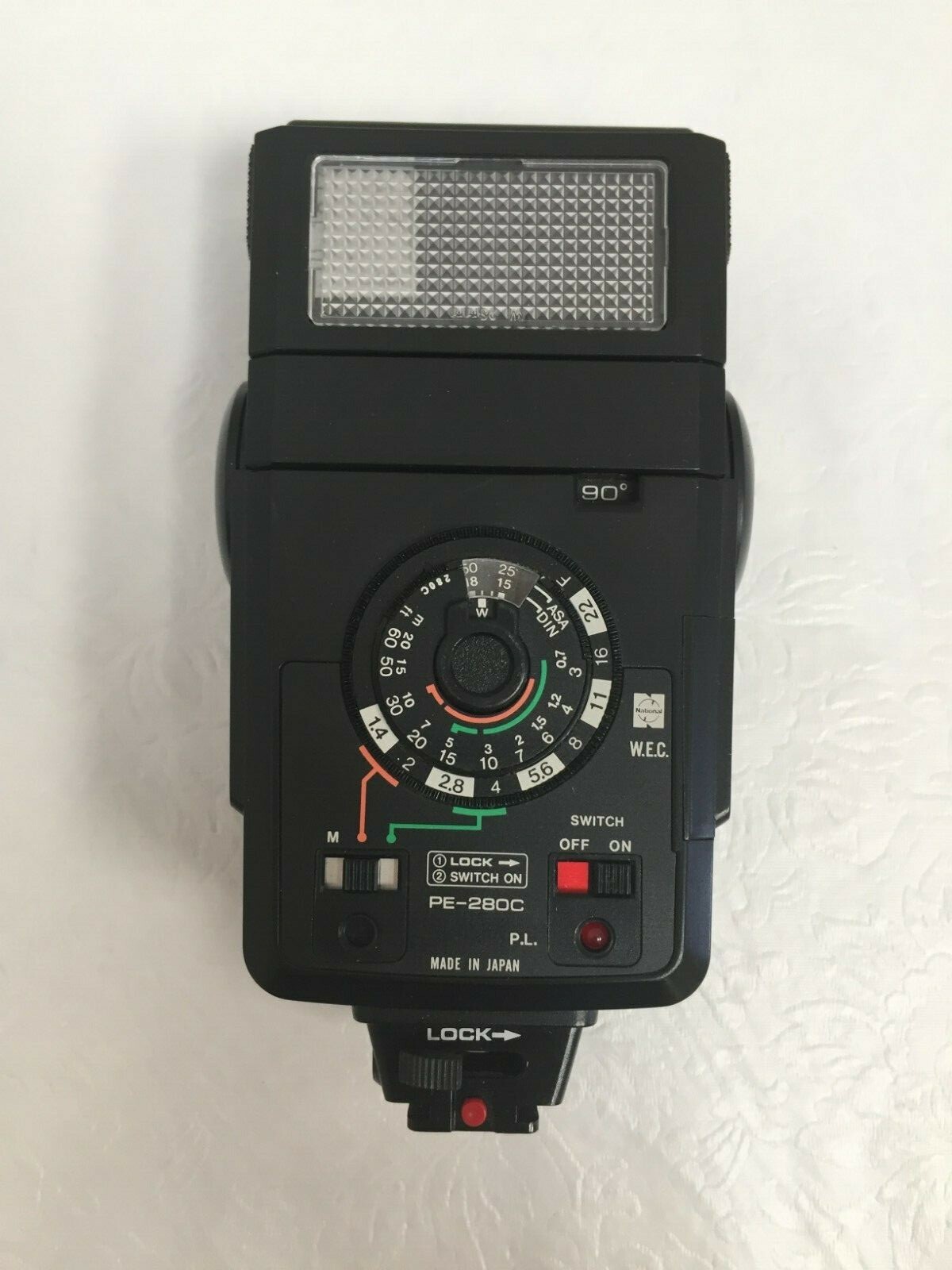 Vintage National Camera Flash Model PE-280C