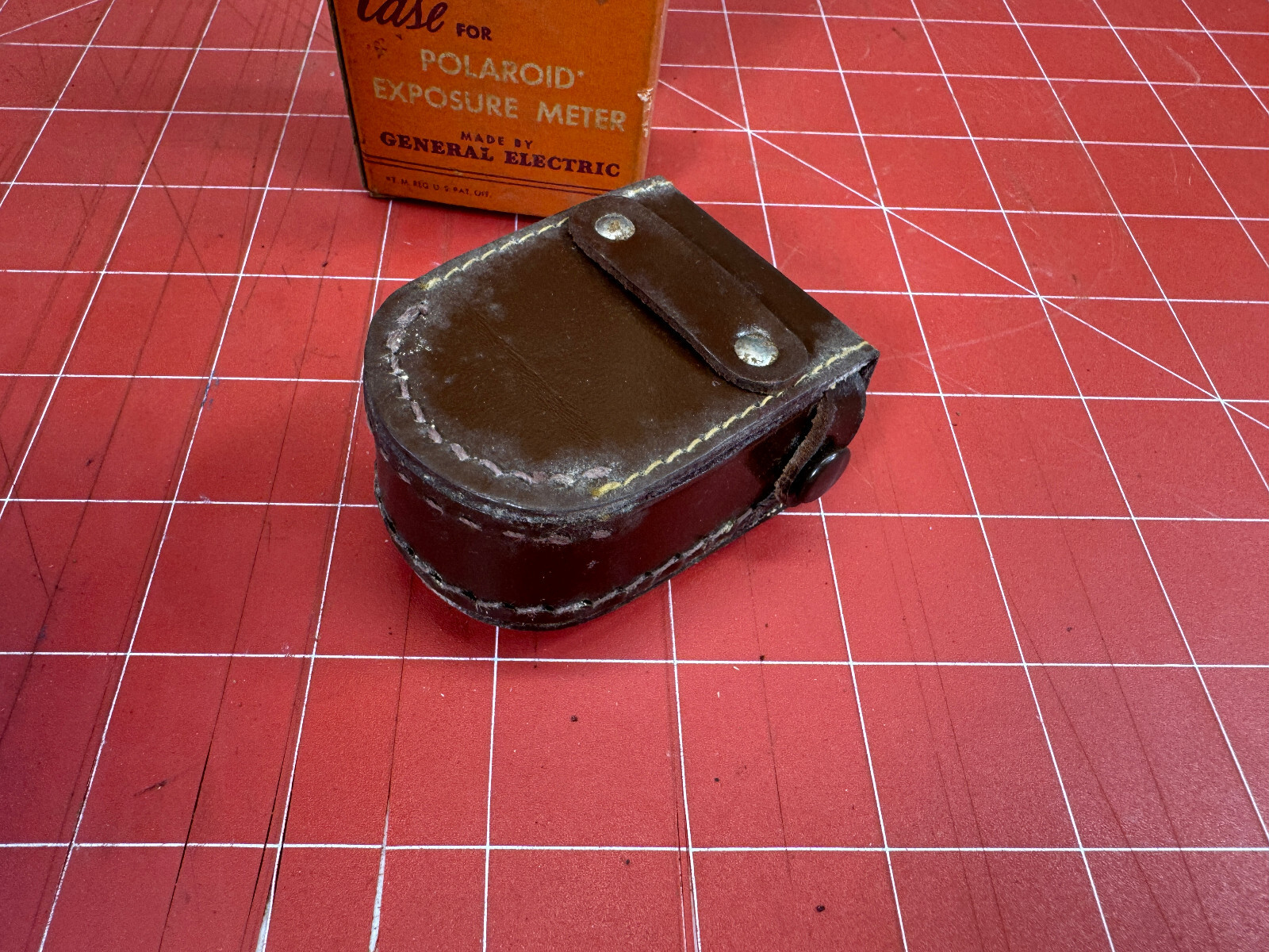 Polaroid Exposure Light Meter Model PR-22 Leather Eveready Case & Box ONLY