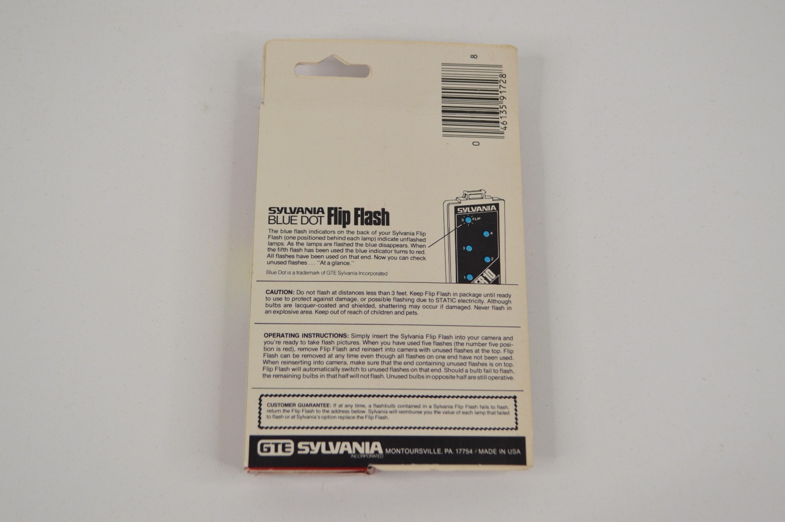Sylvania GTE Blue Dot Flip Flash Super 10 Camera Flash Bulbs NEW SEALED 1980s