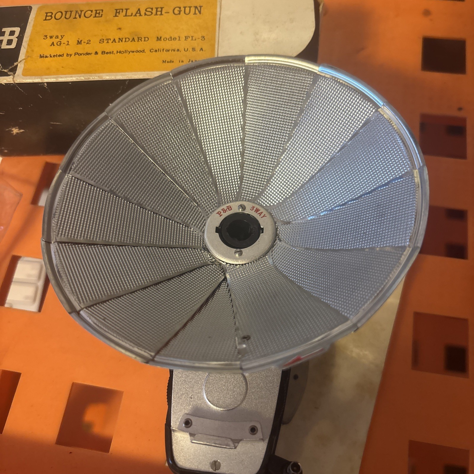 Vintage P & B 3-Way Camera Flash Device. Unknown Working Condition