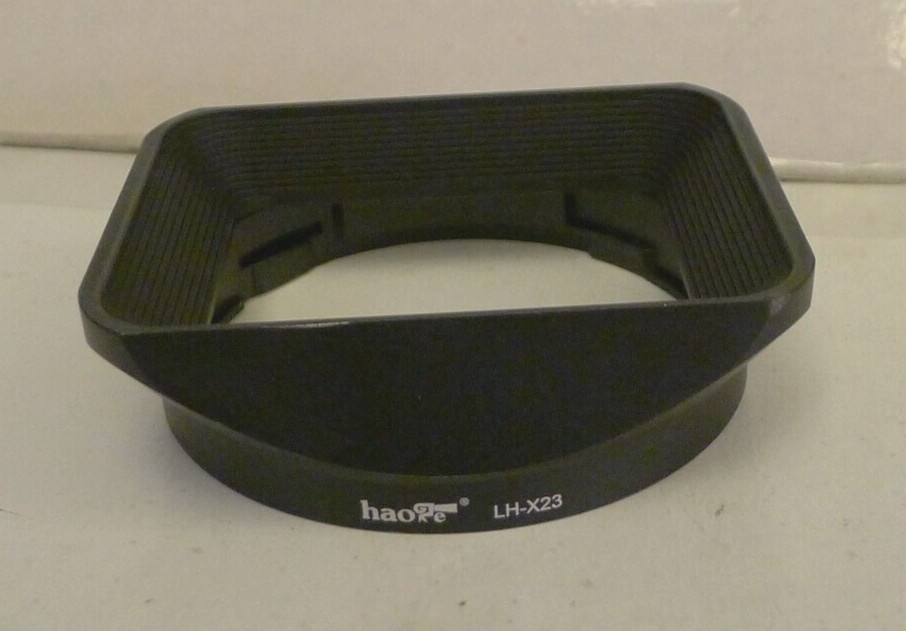 Haoge LH-X23 Square Metal Lens Hood +Cover for Fujifilm XF23mm F1.4 II