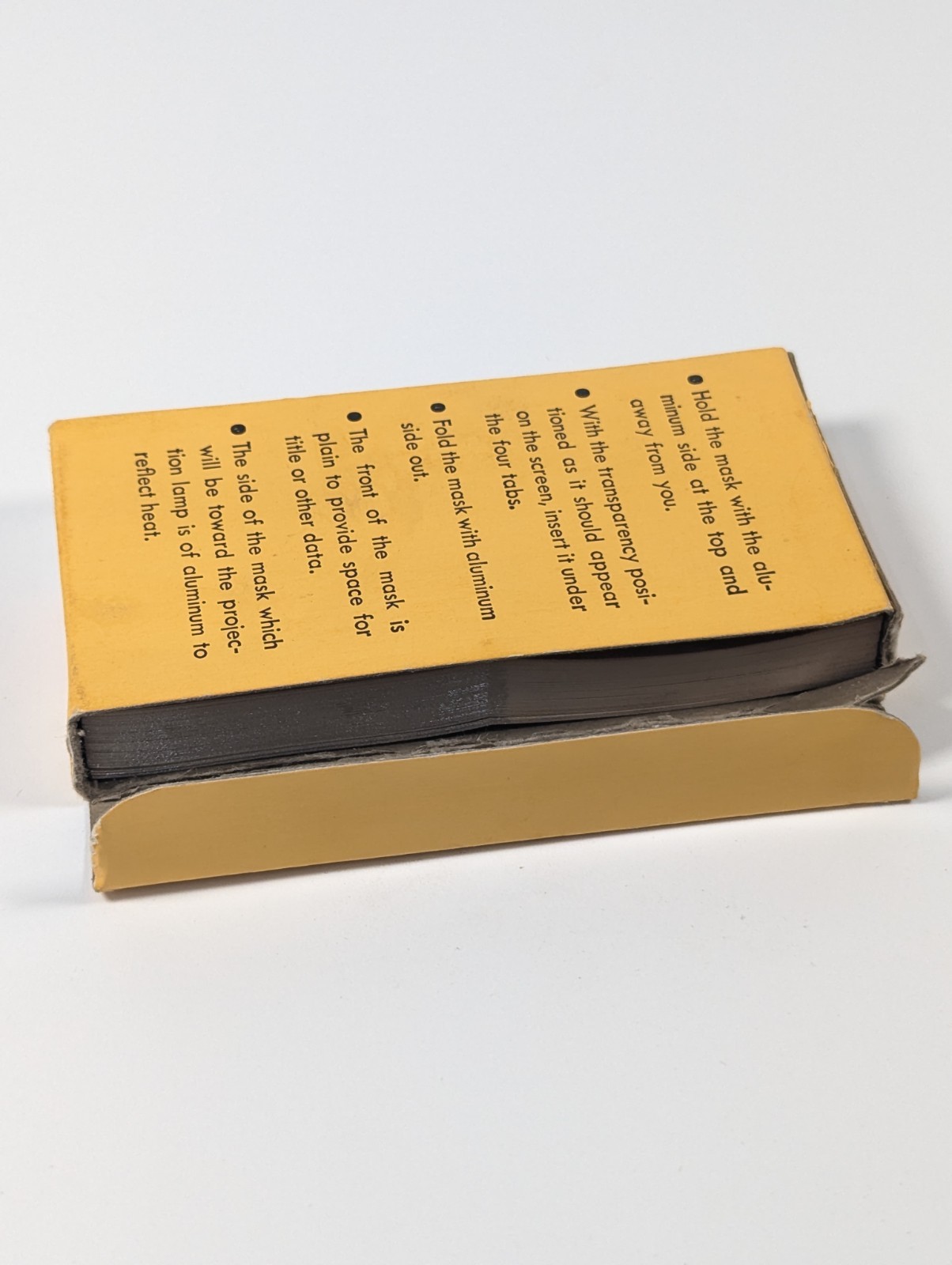 Vintage Kodak 35mm Slide Masks for 2″x2″ Glass Slides , Box of 50 Vtg