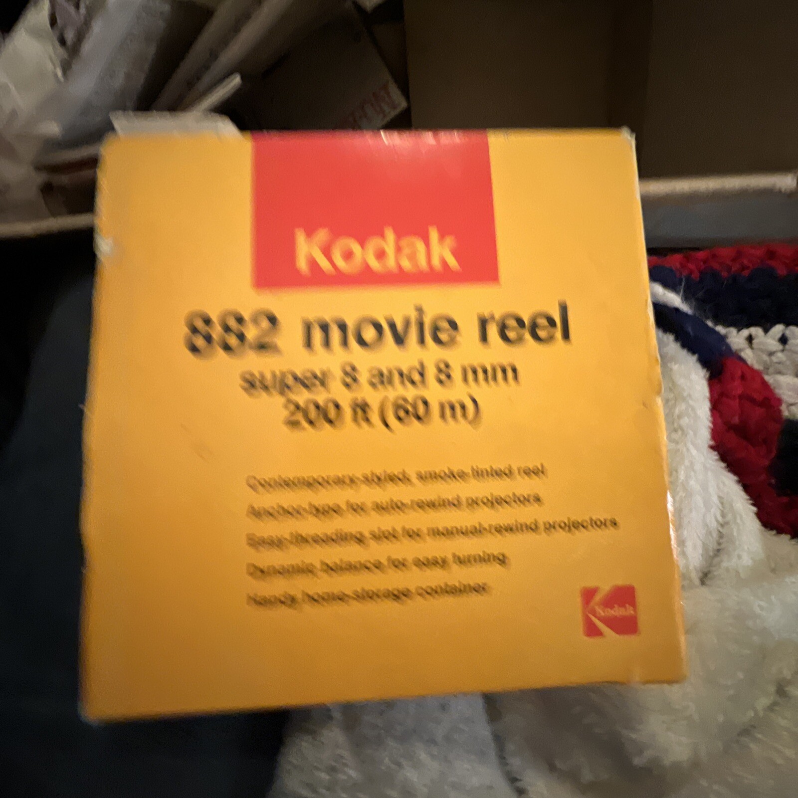 Vintage Kodak 882 Movie Reel Super 8 & 8mm 200ft with Box