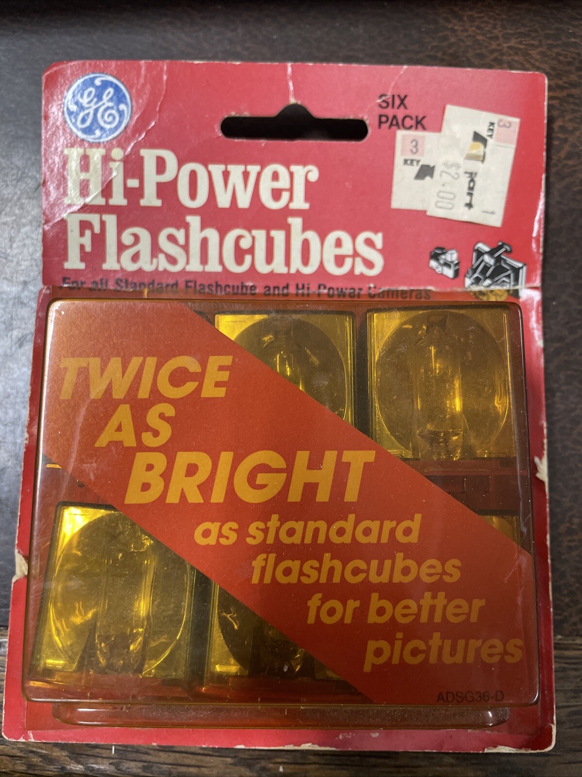 Vintage GE Hi-Power FlashCubes 6pack NEW (FC107-1Q3379