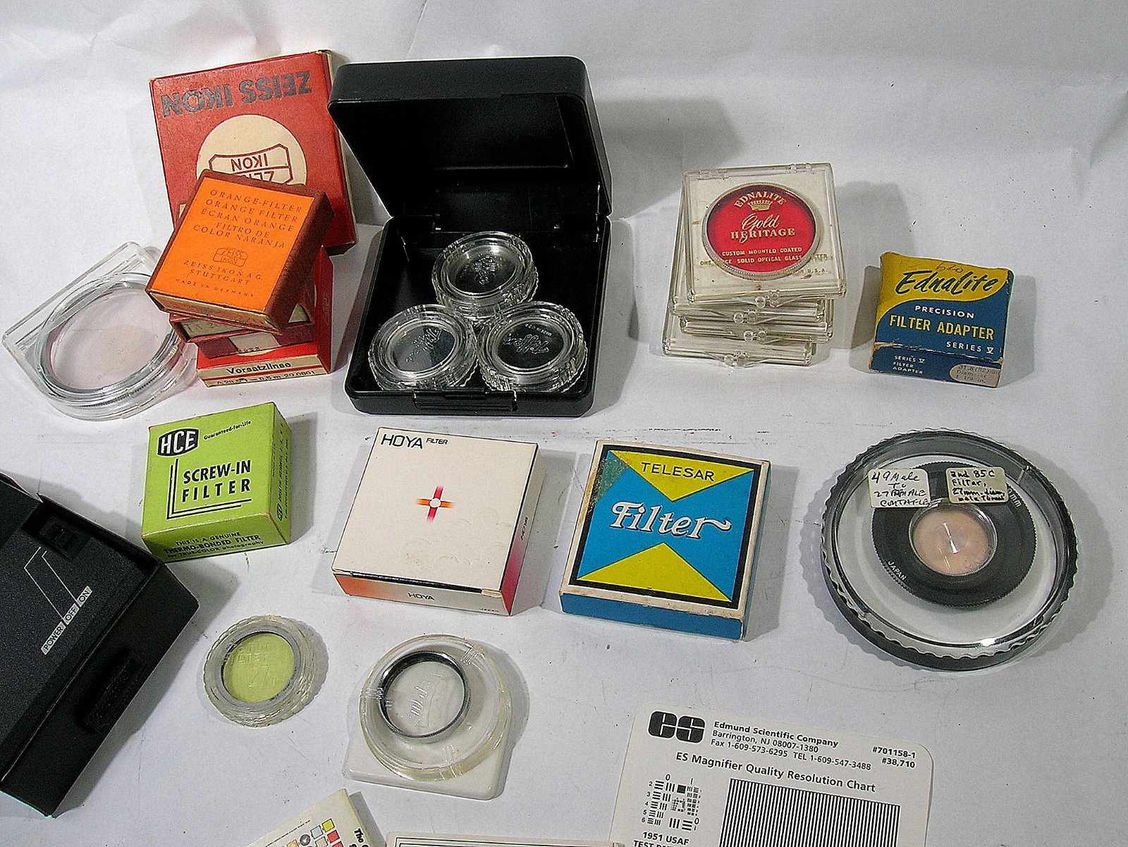 LARGE LOT OF VINTAGE CAMERAS ZEISS, ETC. FILTERS & ACCESSORIES – BEST OFFER