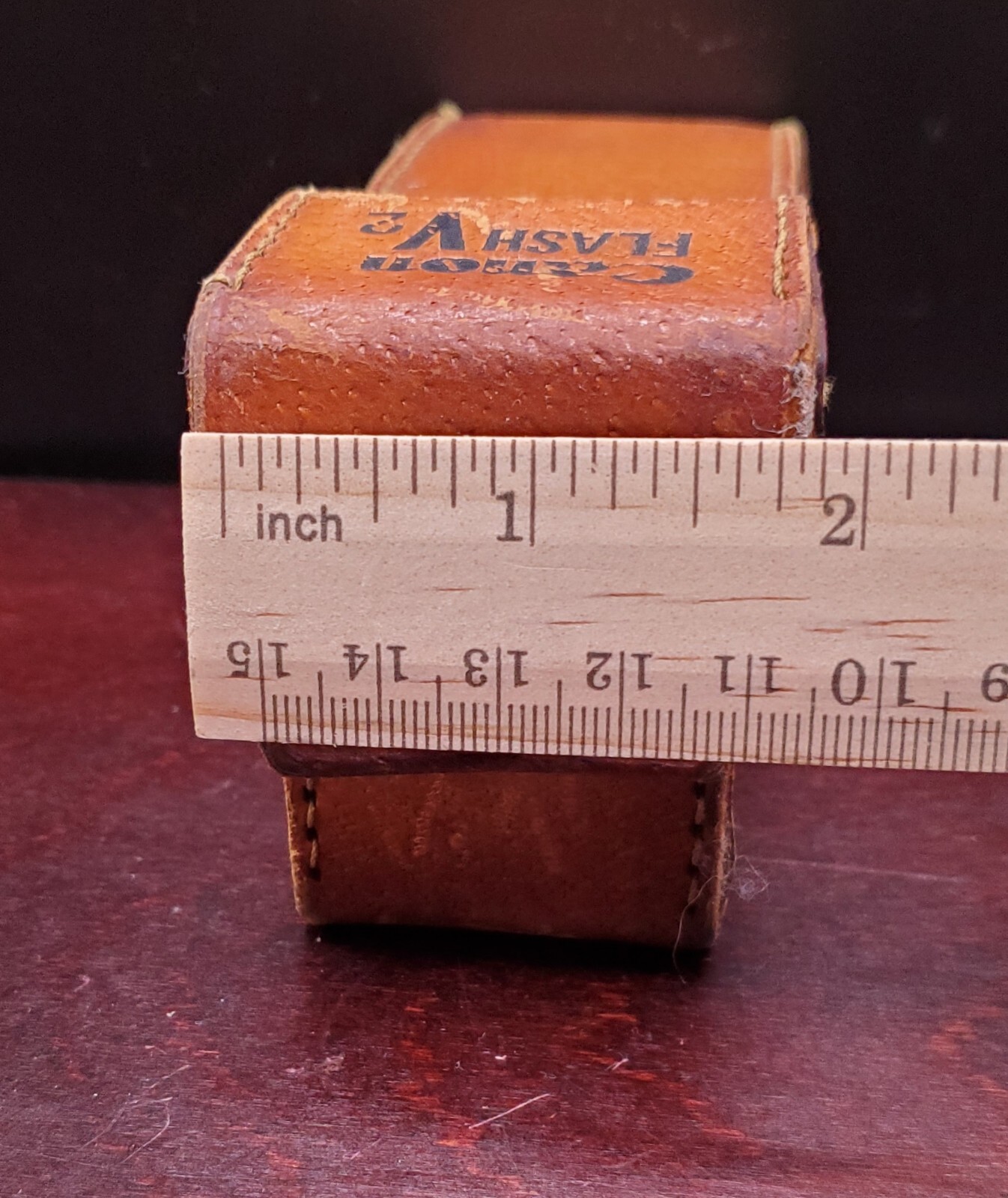 Vintage Leather Case Only Canon Flash V2 Multiple Uses Knife, Multi-Tool etc