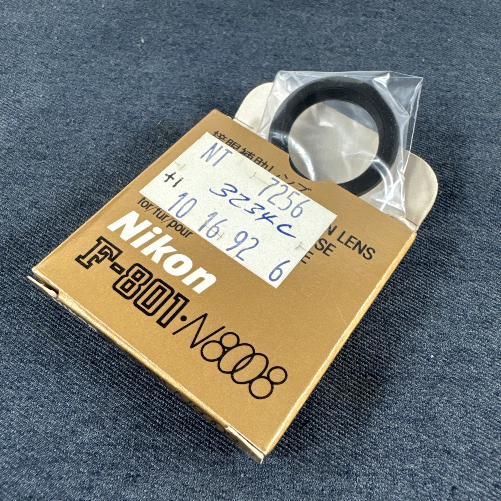 Nikon Camera F-801 +1.0 Eyepiece Correction Lens – New Old Stock NOS