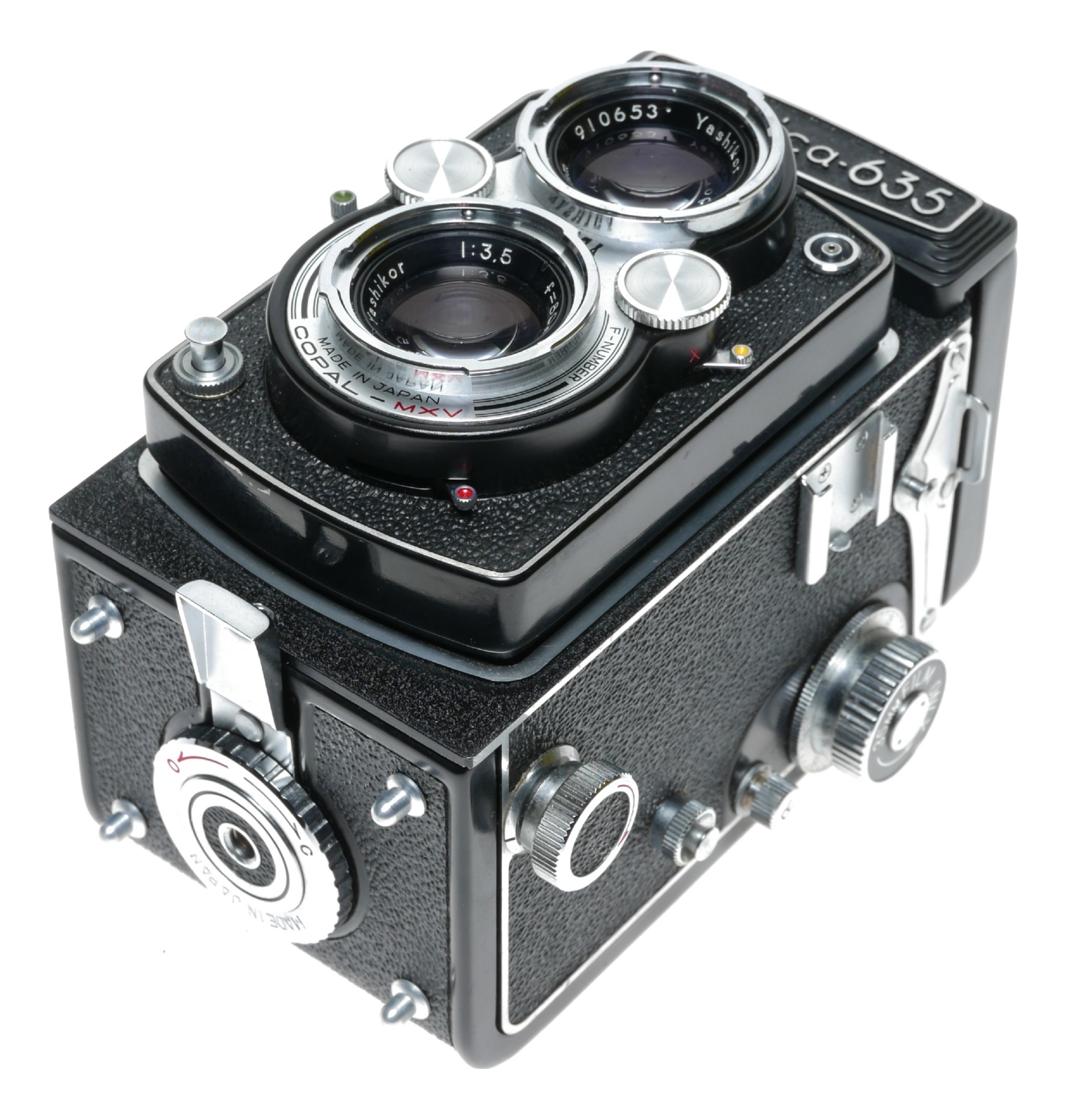 Yashica-635 Dual Format TLR Film Camera Yashikor 3.5/80mm