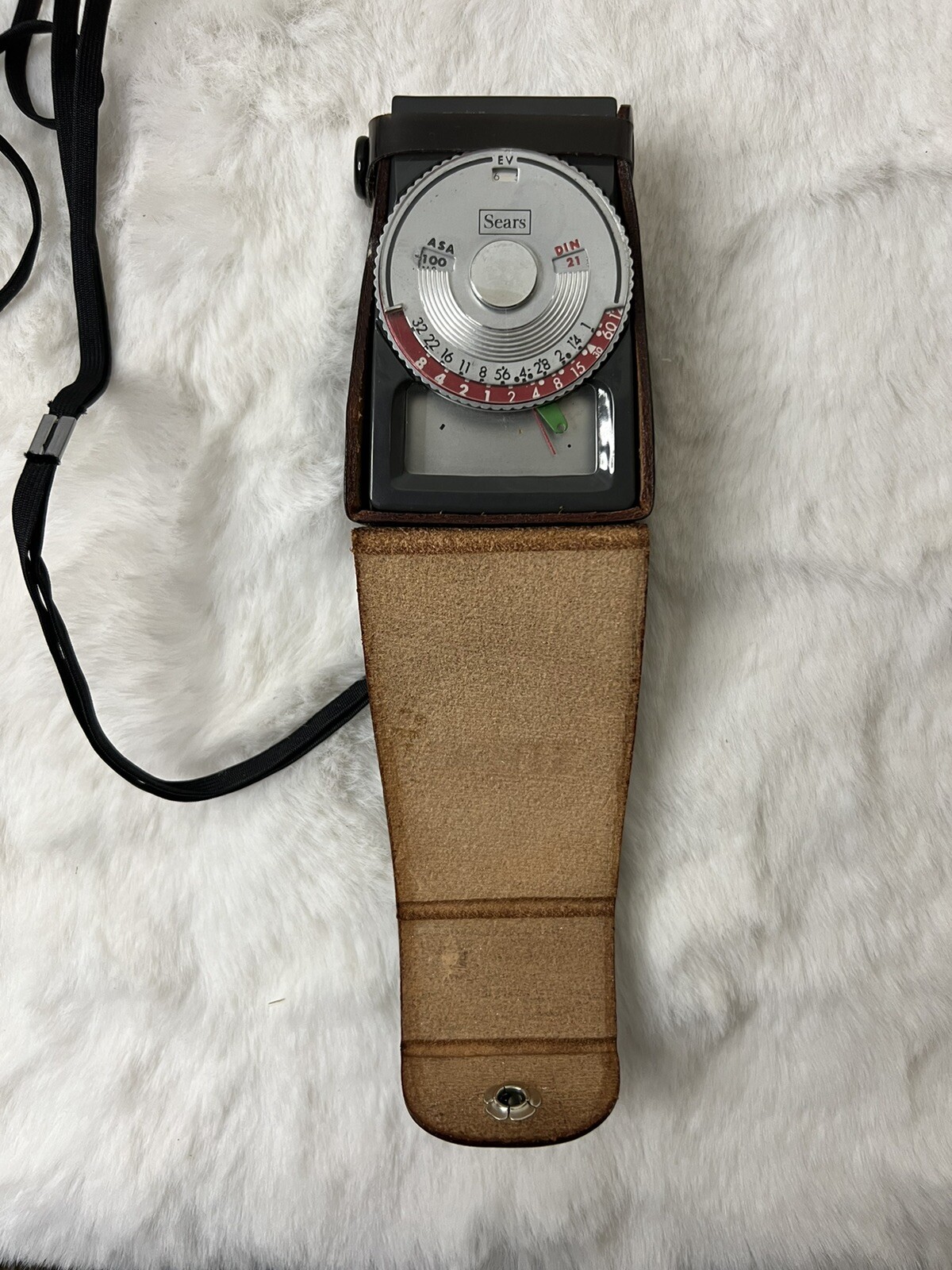 Vintage Sears Exposure Light Meter Box & Leather Case – Model 97A