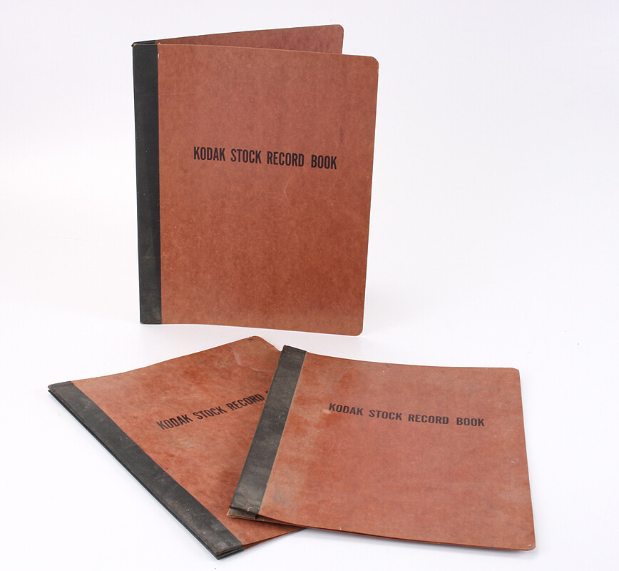 KODAK STOCK RECORD BOOK (FOLDER), LOT OF THREE/cks/203293