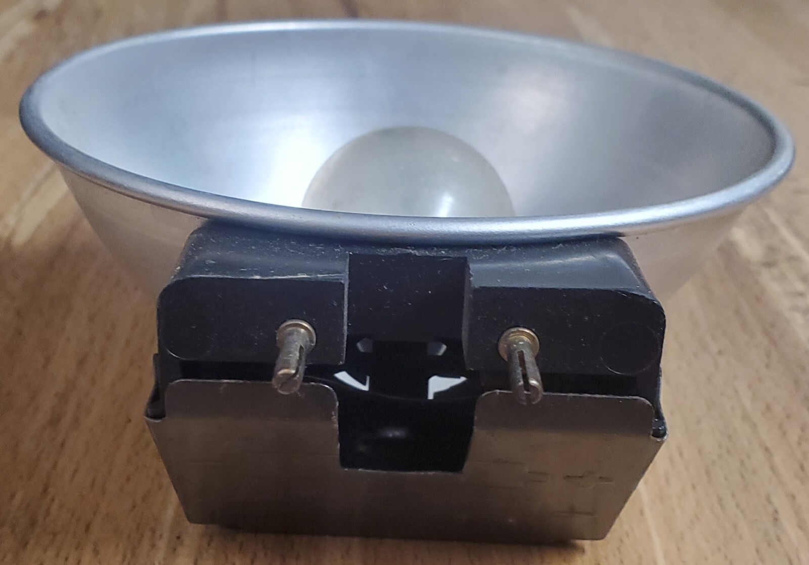 Vintage Aluminum Camera Flash Reflector Unbranded Untested