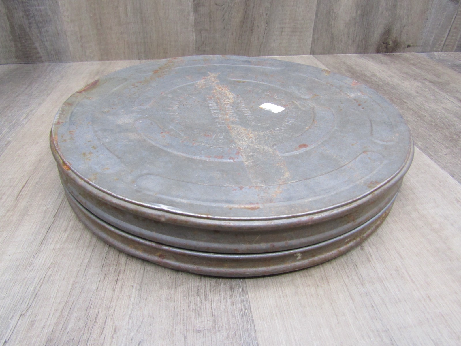 Eastman Kodak VTG Metal Film Can Canister Movie Reel USA Empty 📽️ 10.5″ x 1.75″