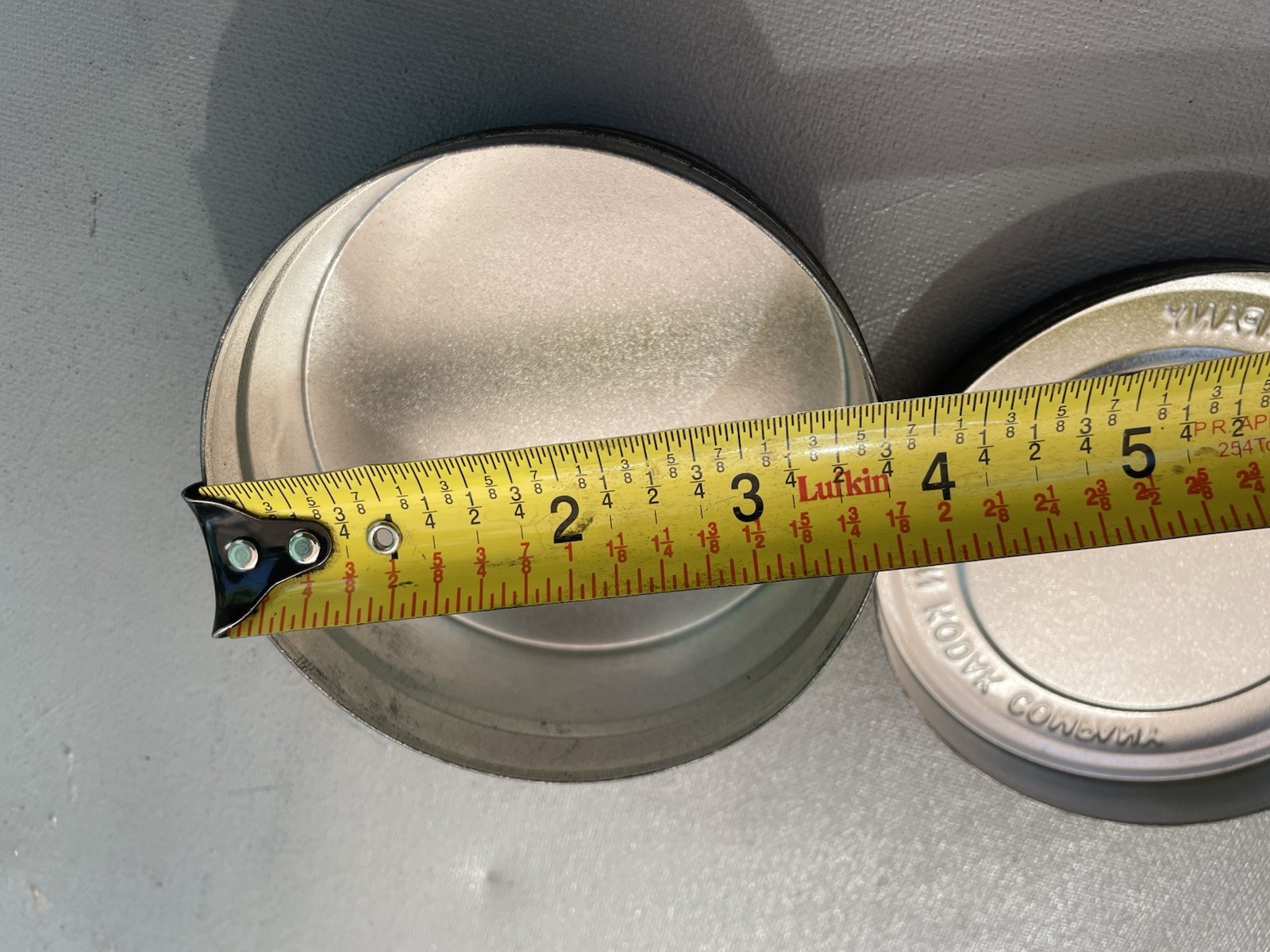 Eastman Kodak Metal Film Canister Tin Vintage 3.75″