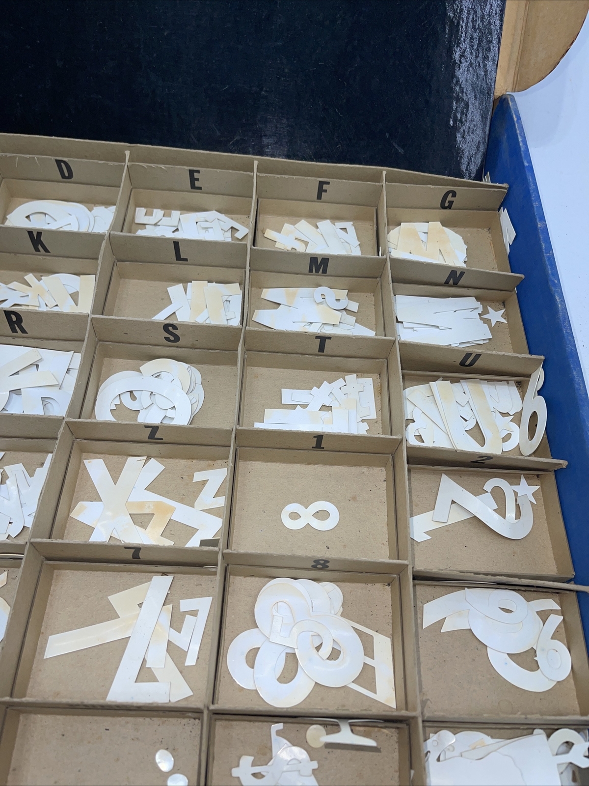 Vintage Home Movie Title Board 1950 Magic Master Letter Set