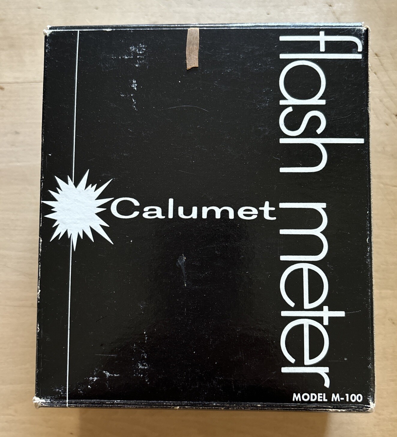 Vintage Calumet Flash Light Meter M-100 Original Box Cords Instructions