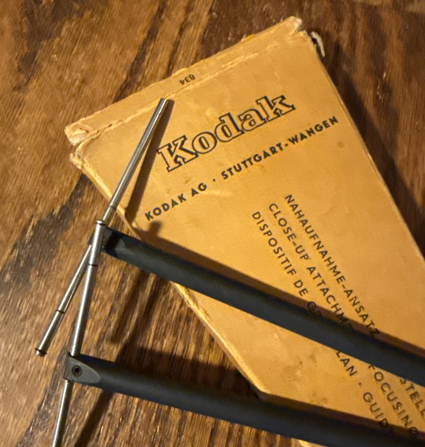 Kodak Retina Camera Close-Up Attachment Focusing Guides- 1:2, 1:3