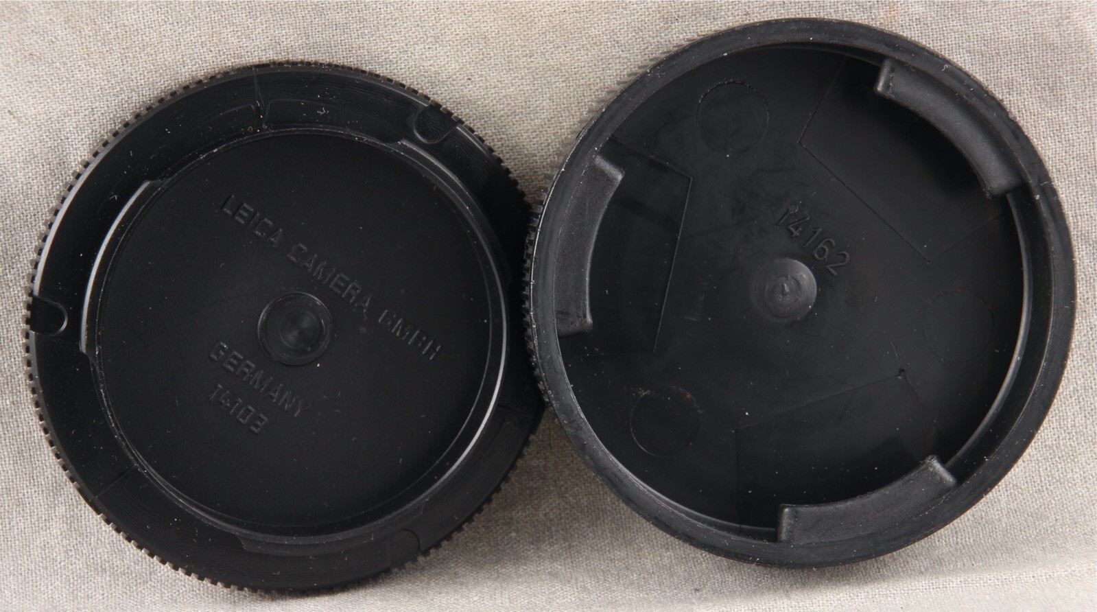 Leica M Body Cap and Rear Lens Cap