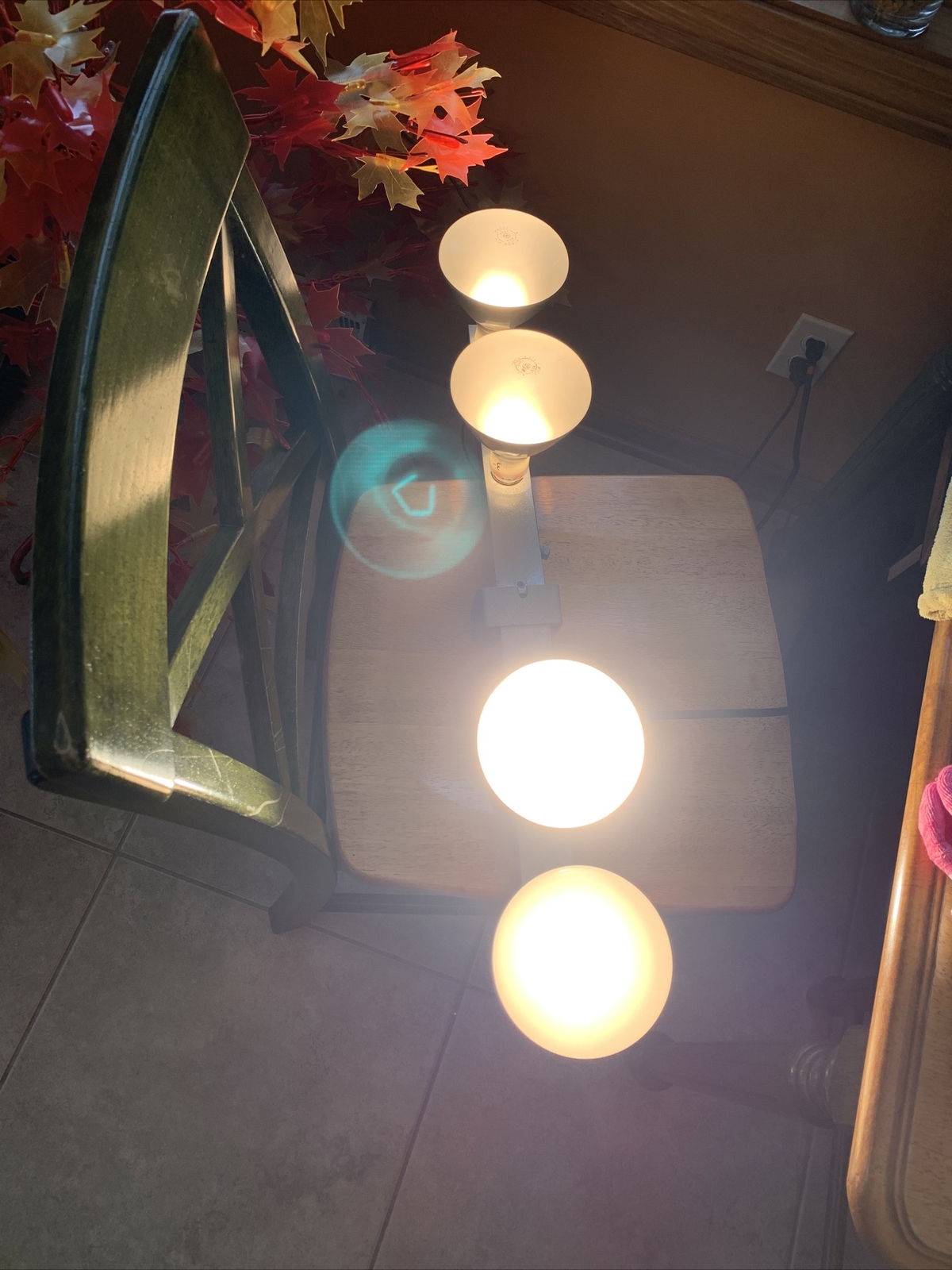 VINTAGE SMITH VICTOR 1950s PHOTOGRAPHY MOVIE LIGHT BAR Four Lights + Case
