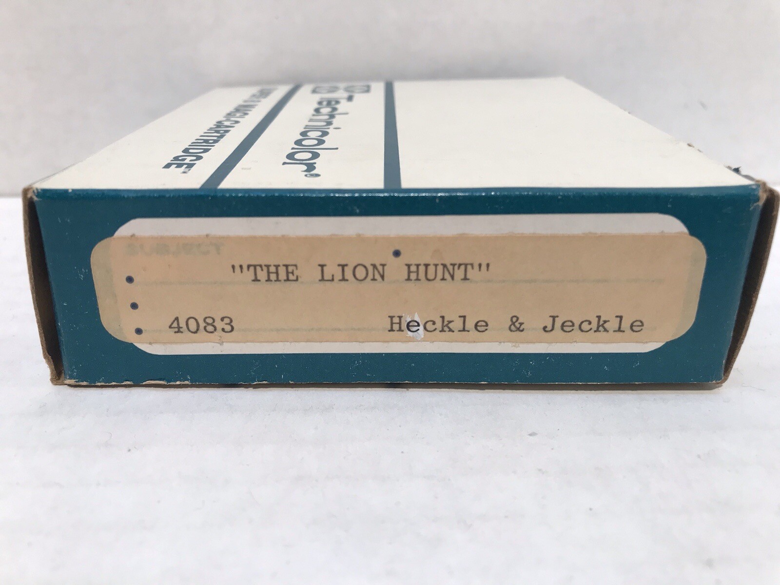 EMPTY Technicolor Super 8 Magi-cartridge box No Film