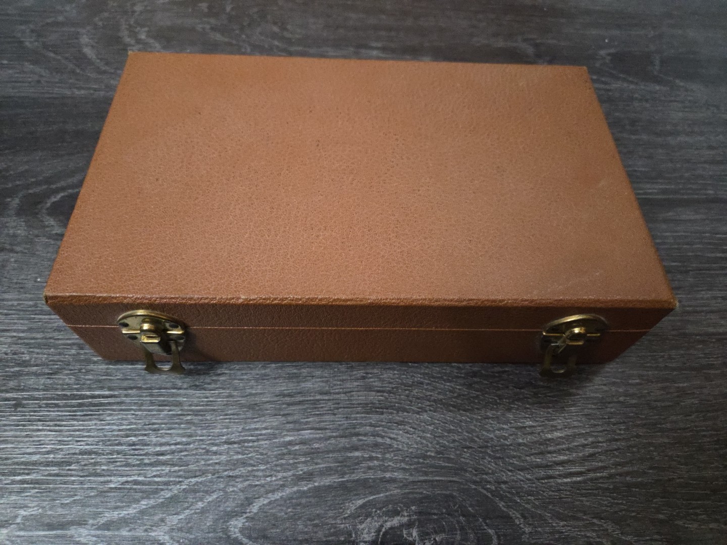 Vintage Barnett & Jaffe Projector Slide Case Pennsylvania Brown Box 100 Slots