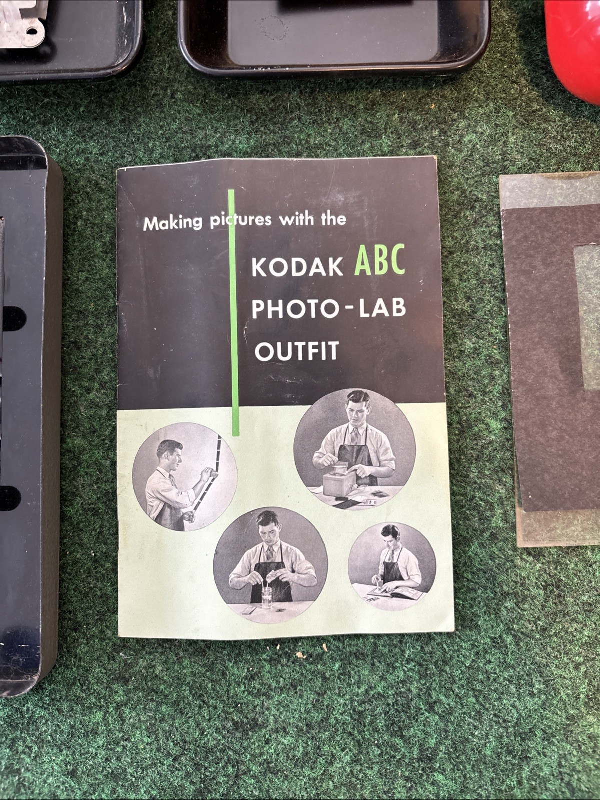 Vintage Kodak ABC Photo Lab Outfit Model A Darkroom Kit w/ Box Free Shipping