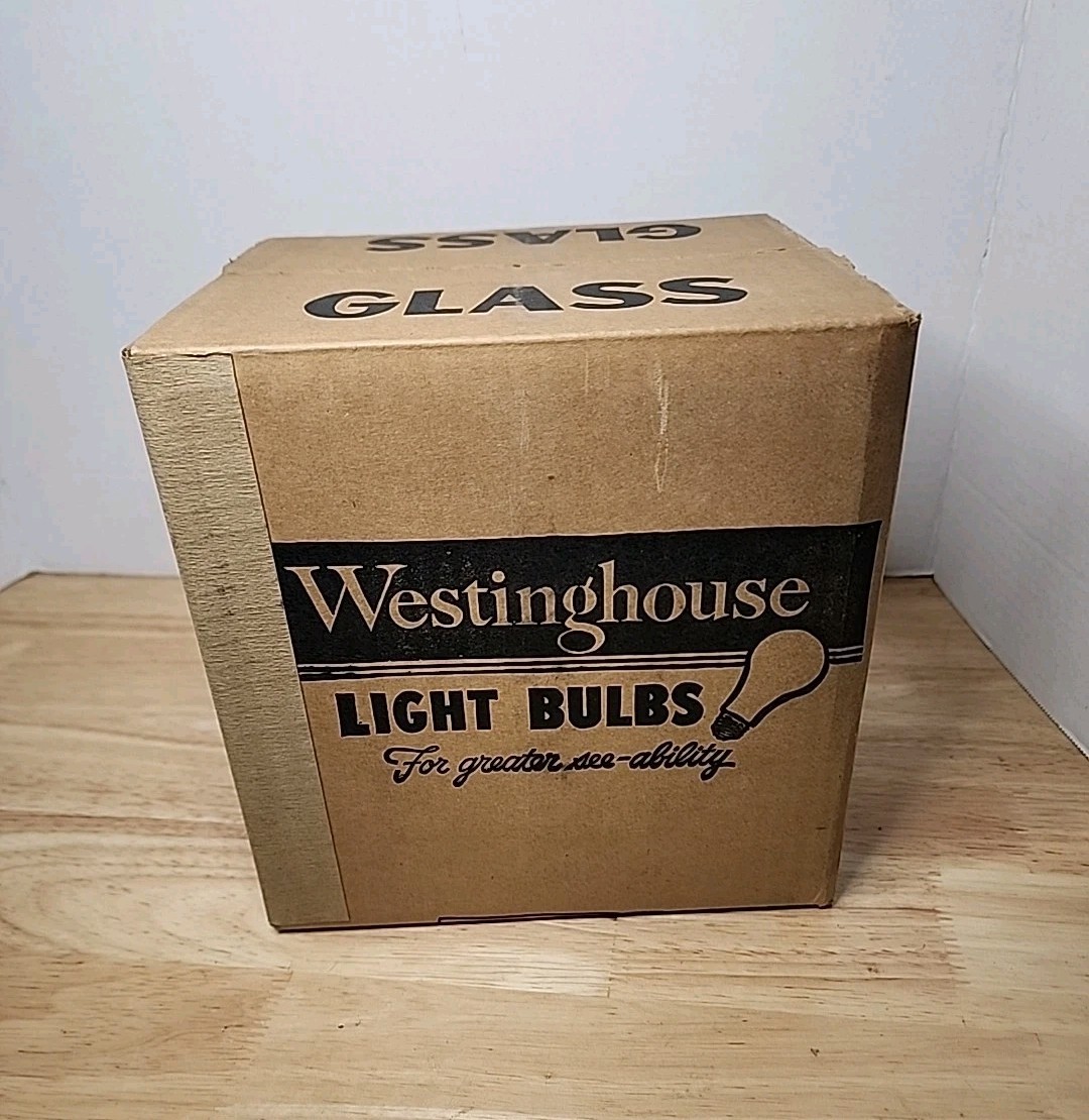 Vintage Sealed Case 144 Westinghouse PH/8 Synchro-Press Photoflash No. 8 Bulbs