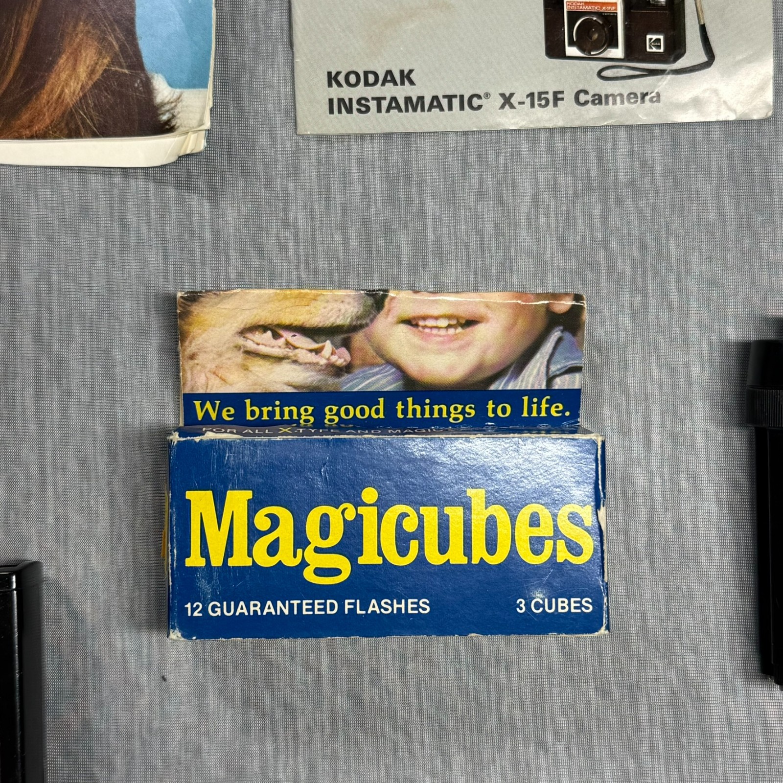 GE Magicubes General Electric Magic 3 Cubes Each 12 Flashes SEALED + Camera LOT