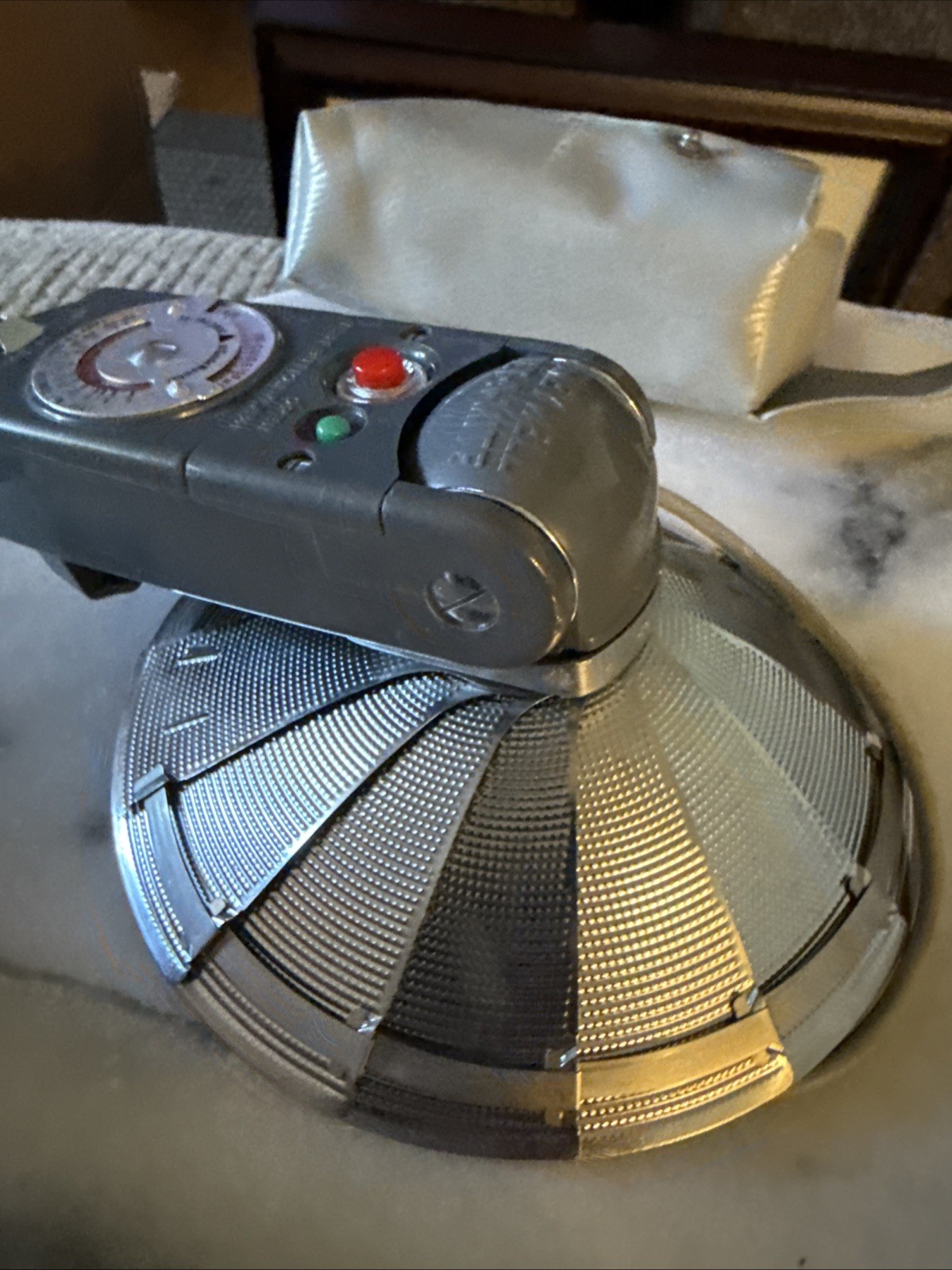 Vintage Honeywell Tilt-A-Mite Camera Flash Unit with Case