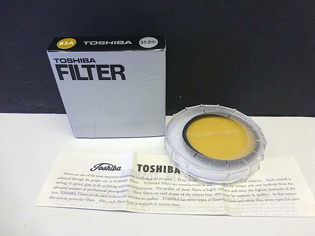 New 55mm Toshiba 85A Filter – Warm Color Correction A112 New in Box