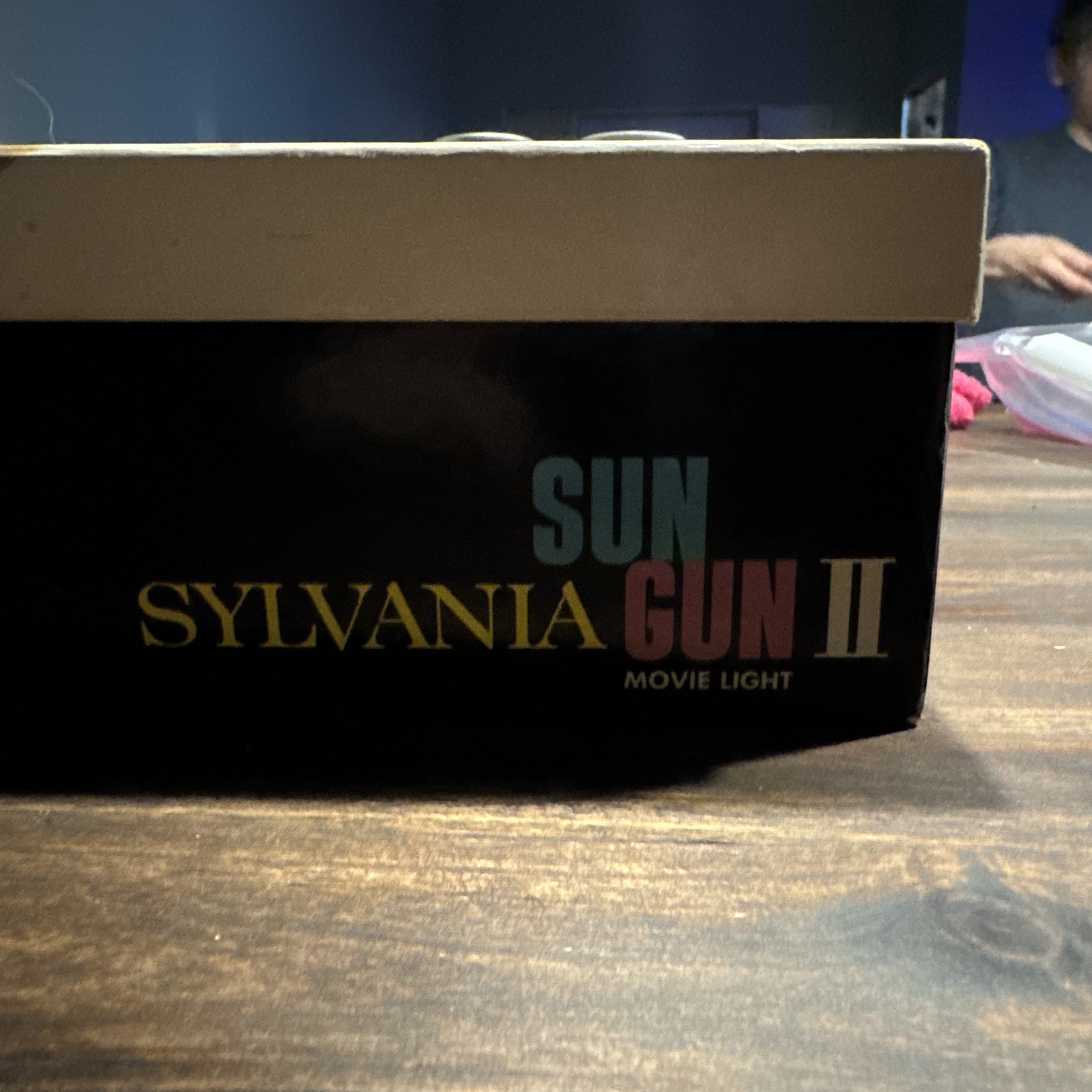 Vintage Sylvania Sun Gun II Movie Light w/Original Box Works Great! Model SG-55