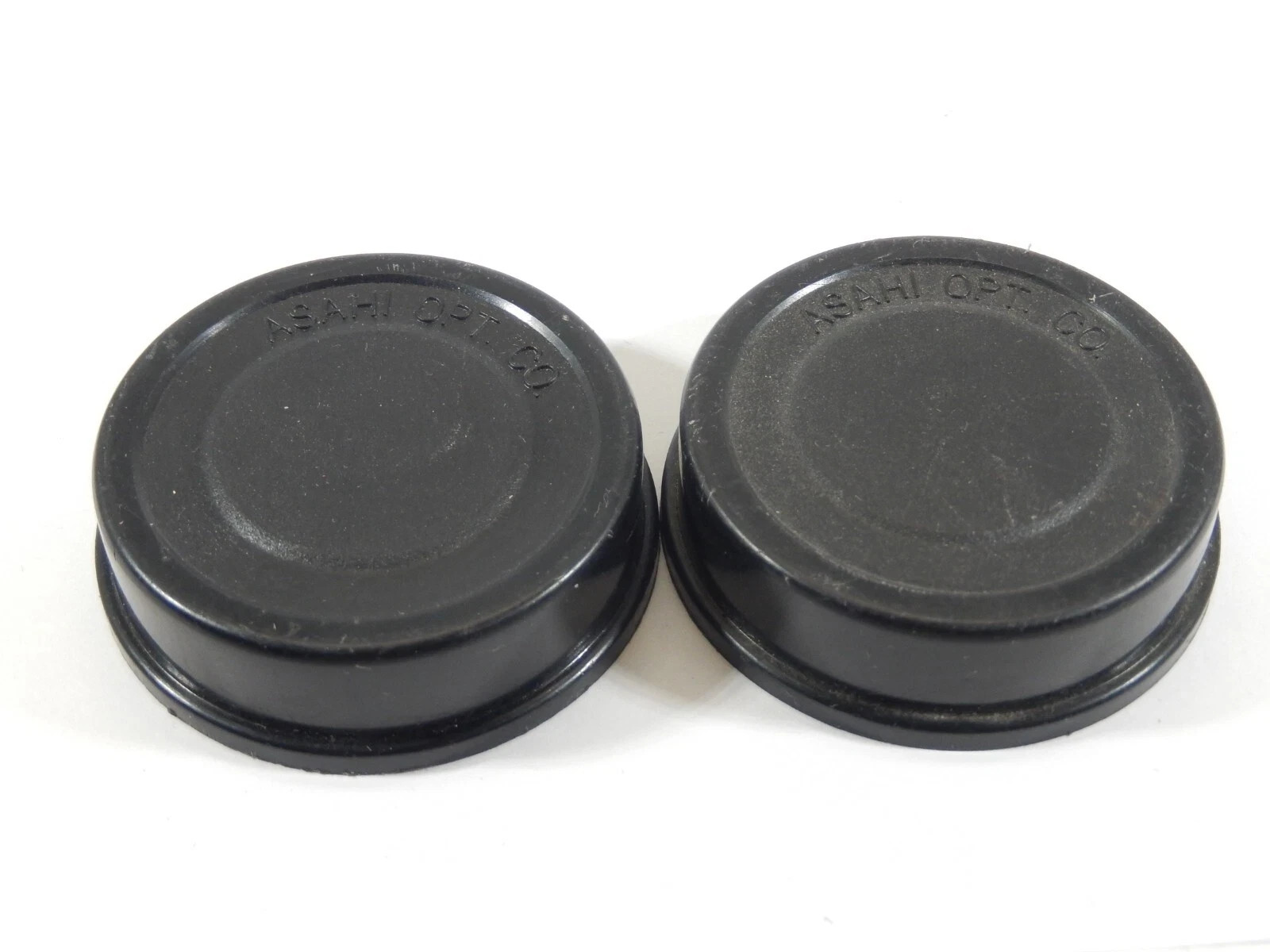VINTAGE ASAHI OPTICAL PENTAX PK REAR LENS CAP PAIR