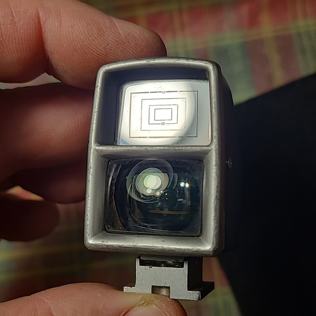 ZEISS IKON CHROME CAMERA UNIVERSAL VIEW FINDER WIDE ANGLE 427