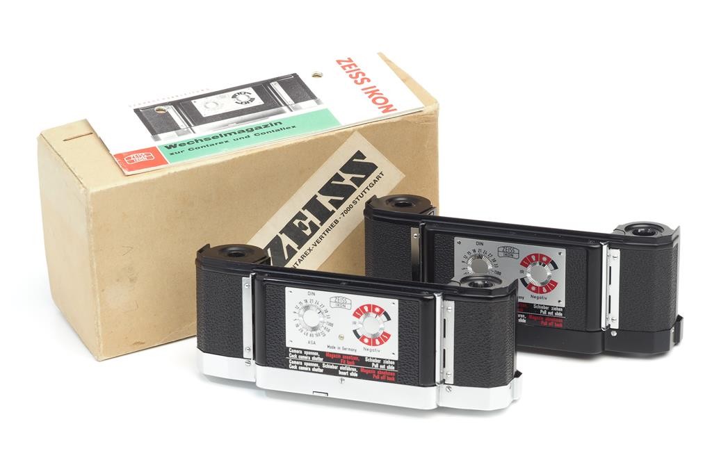 ZEISS Ikon 20.0304 2x Interchangeable Magazine Black Chrome for Contarex
