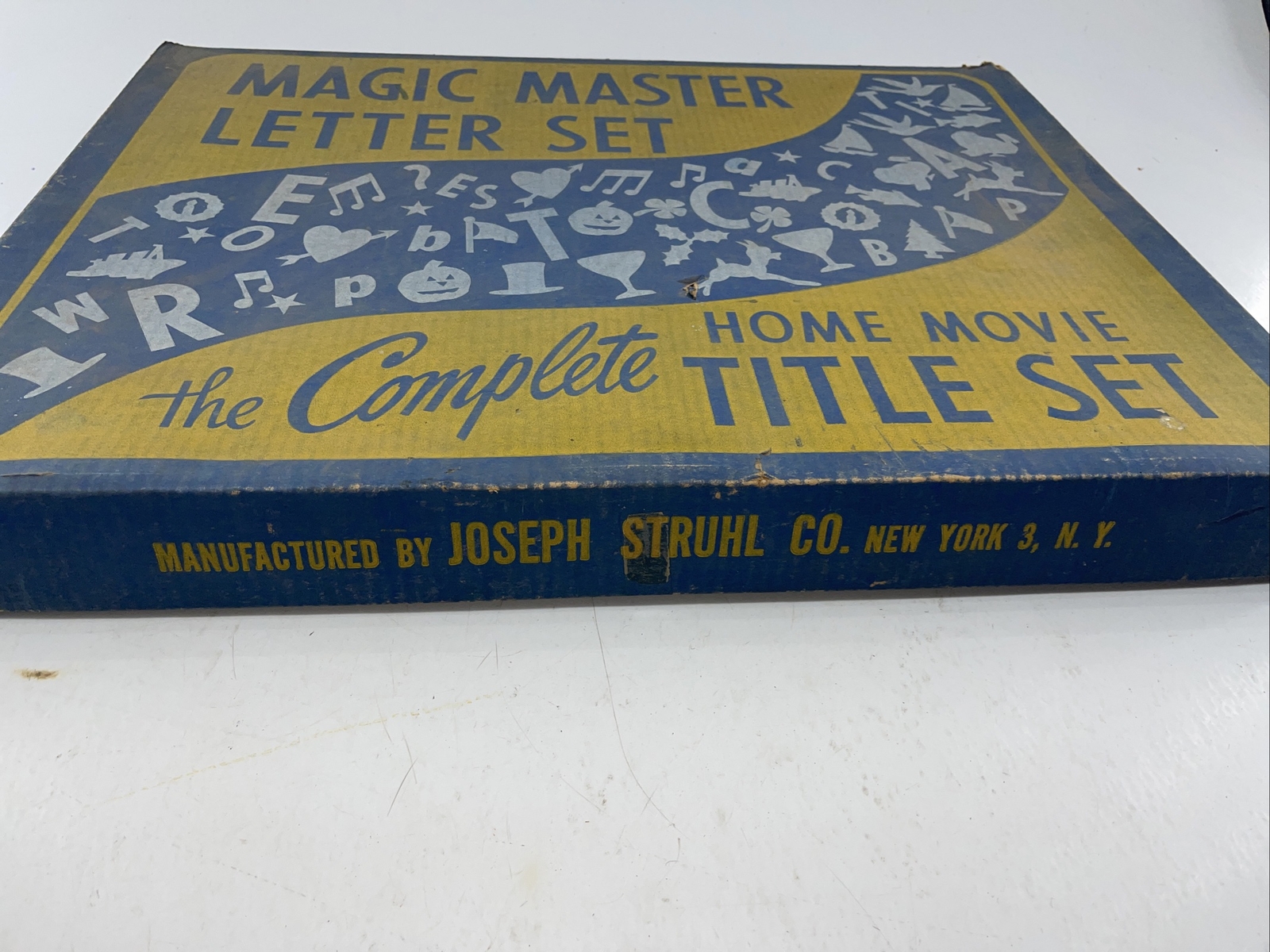 Vintage Home Movie Title Board 1950 Magic Master Letter Set