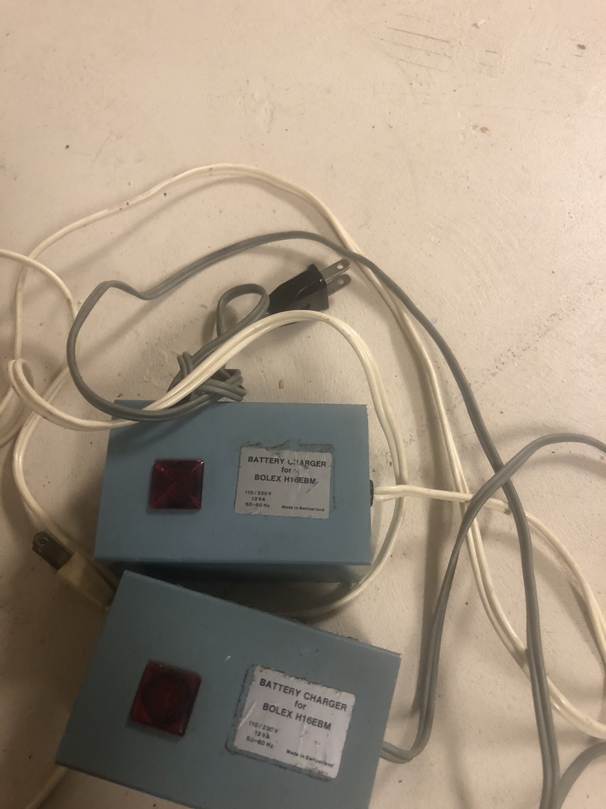 Bolex Charger Lot For Bolex H16 Reflex camera EBM camera As Is