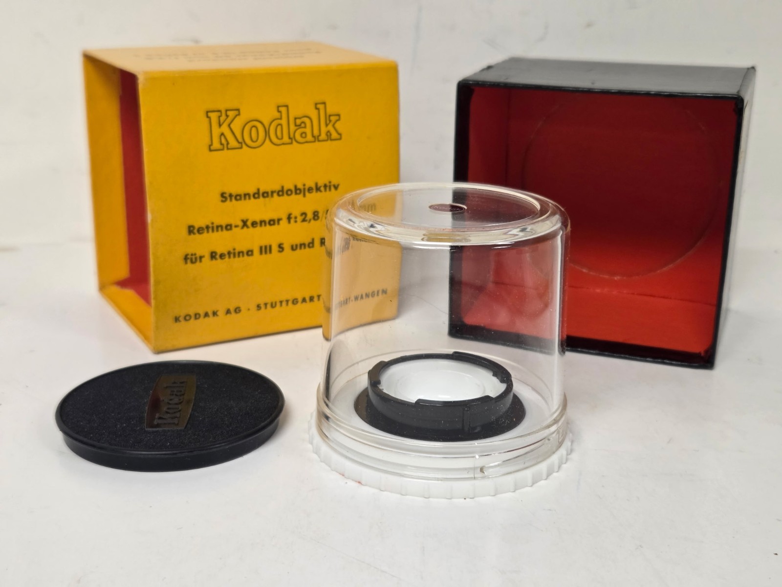 Vintage Kodak Retina Lens Bubble Cover & Box
