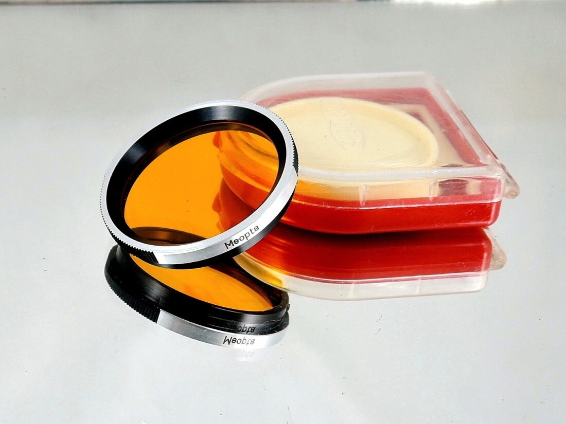 Flexaret G3 B36 Color Filter MEOPTA Genuine Accessories Bayonet Orange TOP