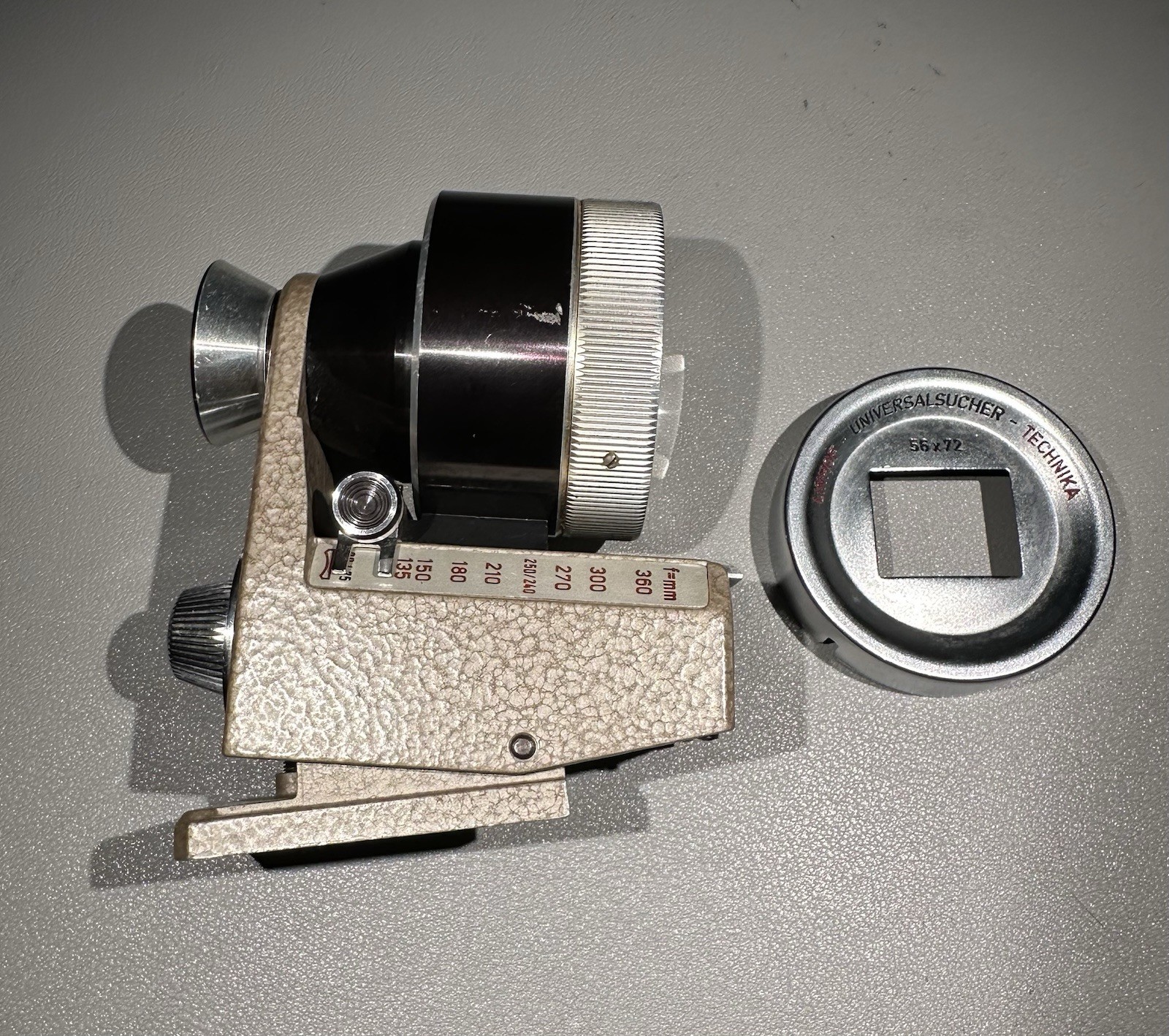 Schneider Linhof Universal Sucher Technika View Finder 4×5 with 56×72 Mask