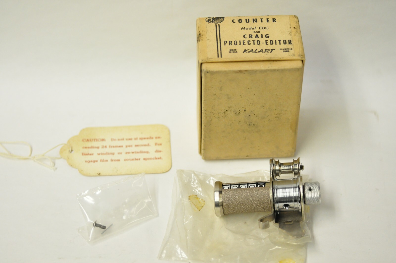 Craig model EDC frame counter. New old stock.